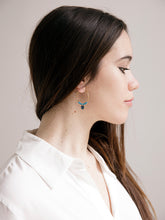 Cargar imagen en el visor de la galería, PENDIENTES MURIEL AZULON