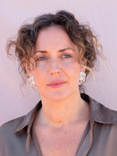 Cargar imagen en el visor de la galería, PENDIENTES VIOLETA PLATA