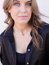 Cargar imagen en el visor de la galería, COLLAR OLGA PLATA NEGRO