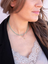 Cargar imagen en el visor de la galería, COLLAR MIA TURQUESA DOBLE