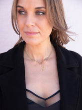 Cargar imagen en el visor de la galería, COLLAR NORA VERDE DOBLE