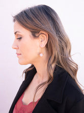 Cargar imagen en el visor de la galería, PENDIENTES CIRA ROSA PLATA