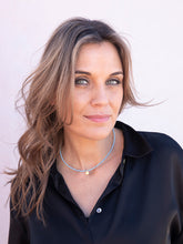 Cargar imagen en el visor de la galería, COLLAR ENARA AZUL PALIDO ORO