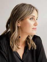 Cargar imagen en el visor de la galería, PENDIENTES LORENA NEGRO