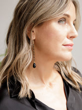 Cargar imagen en el visor de la galería, PENDIENTES LORENA NEGRO