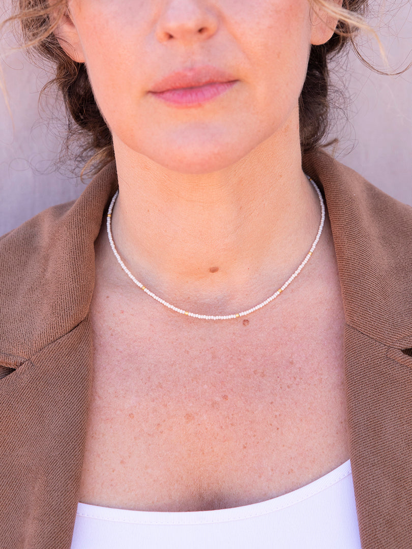 COLLAR MARGARITA BLANCO