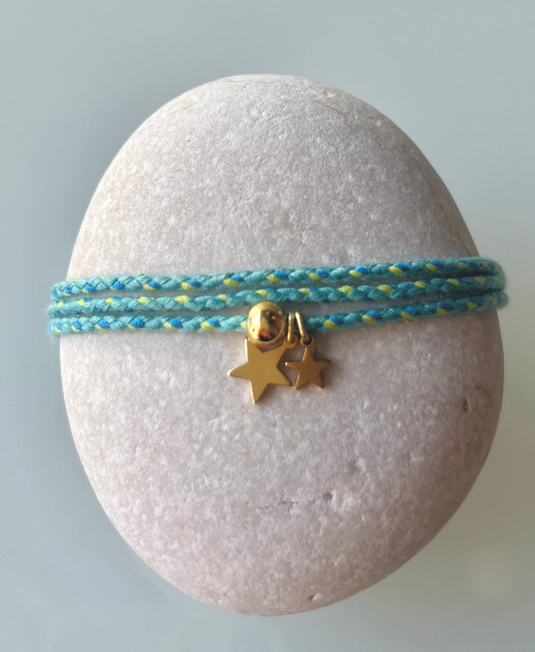 PULSERA GARVI ESTRELLAS ORO