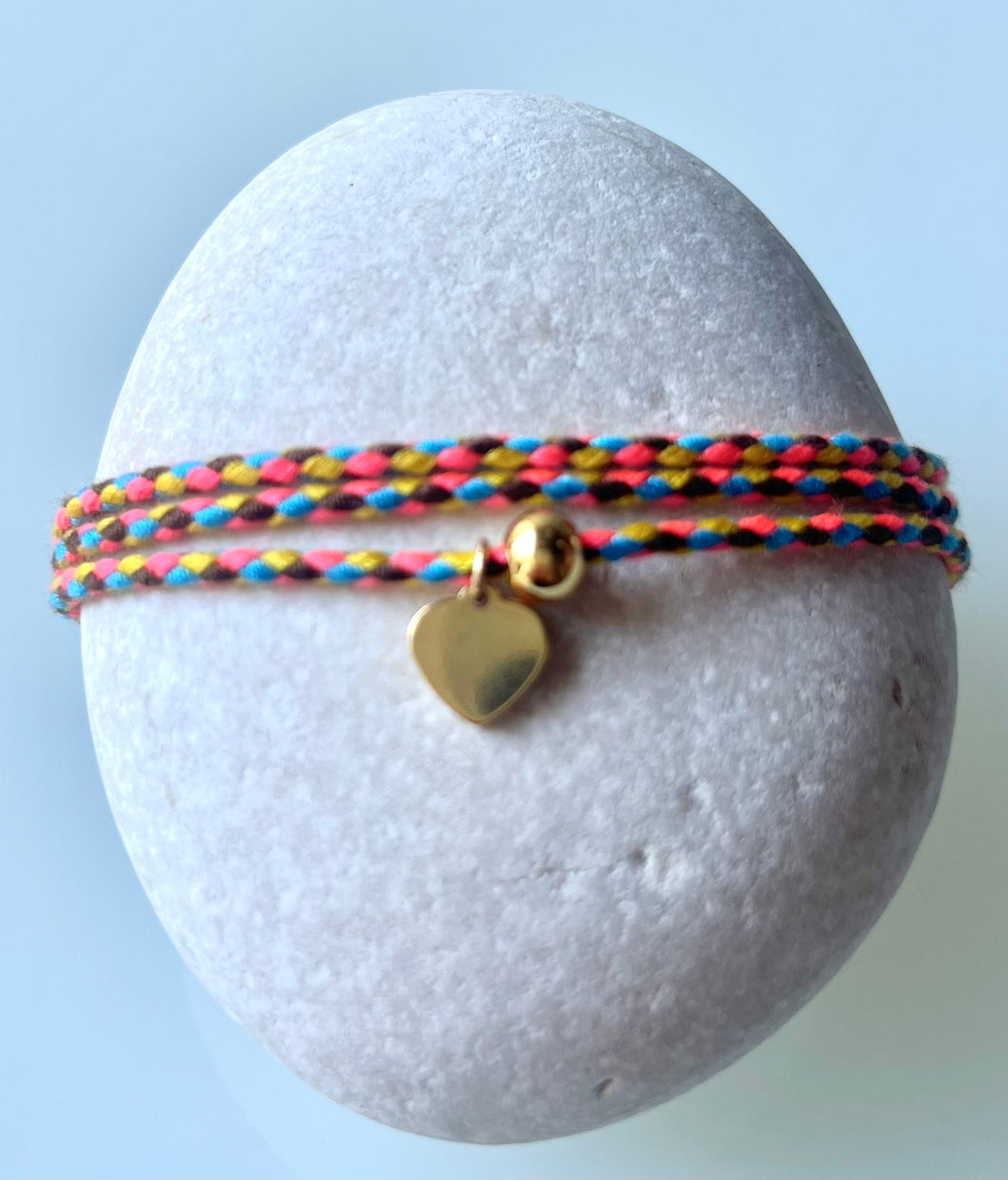 PULSERA GARVI CORAZON ORO