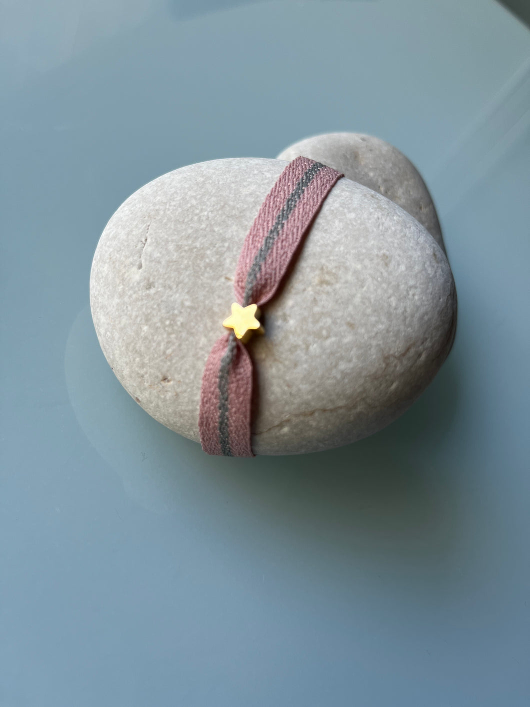 PULSERA CHANTAL ROSA ESTRELLA ORO
