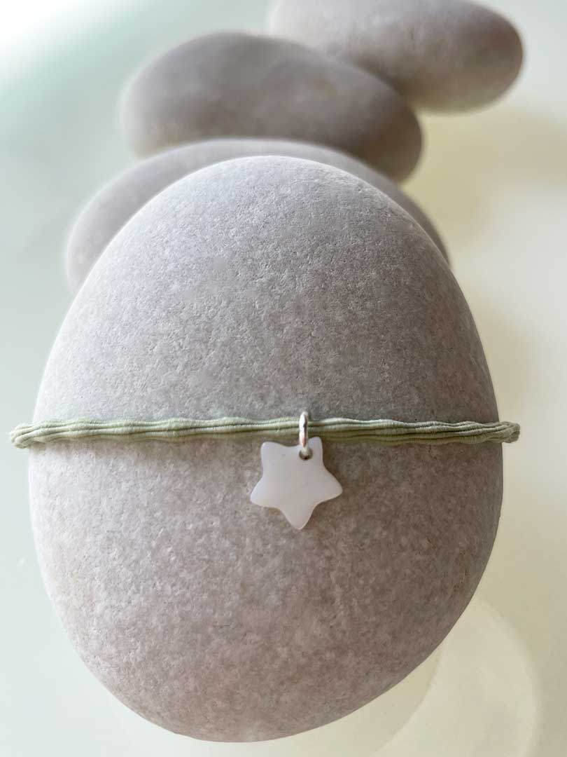 PULSERA LUCÍA VERDE MENTA
