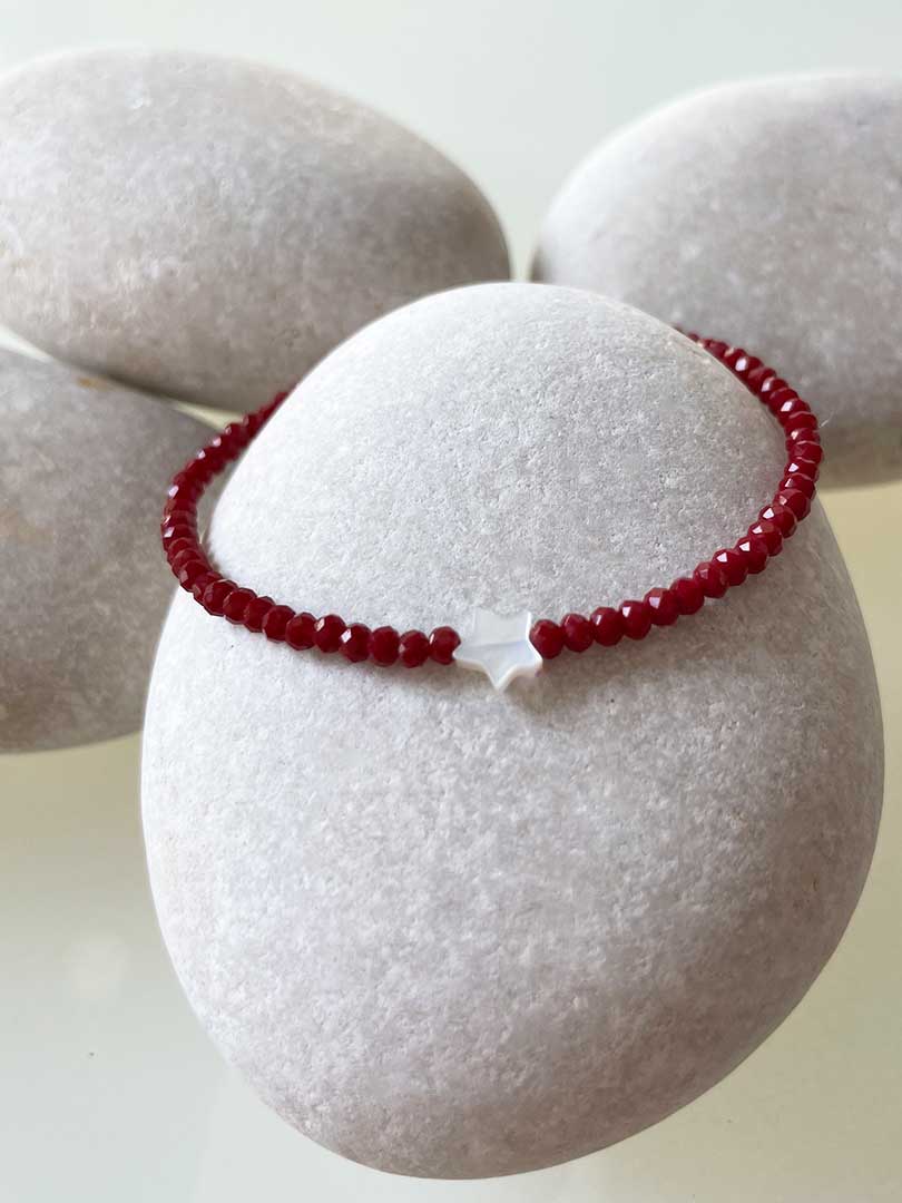 PULSERA NICOLETA GRANATE